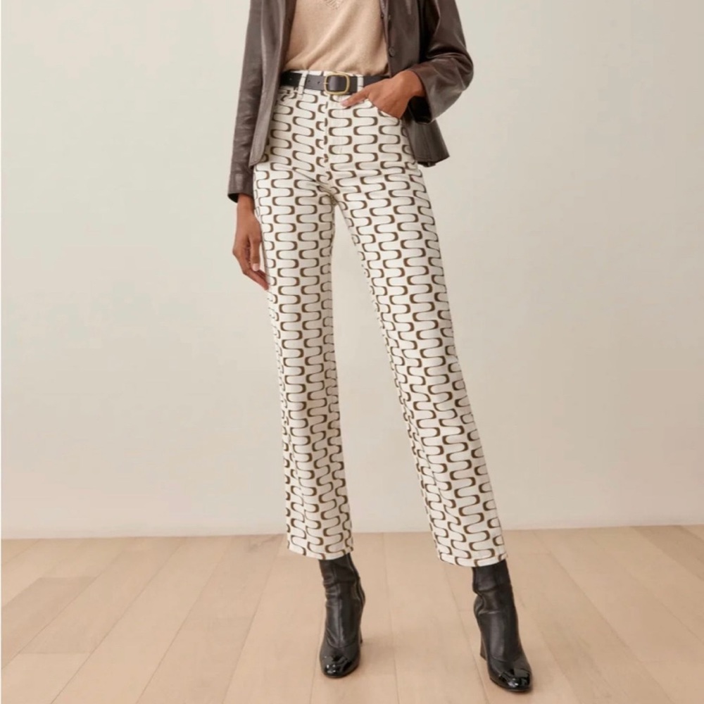 Reformation Mod High Rise Straight Jeans